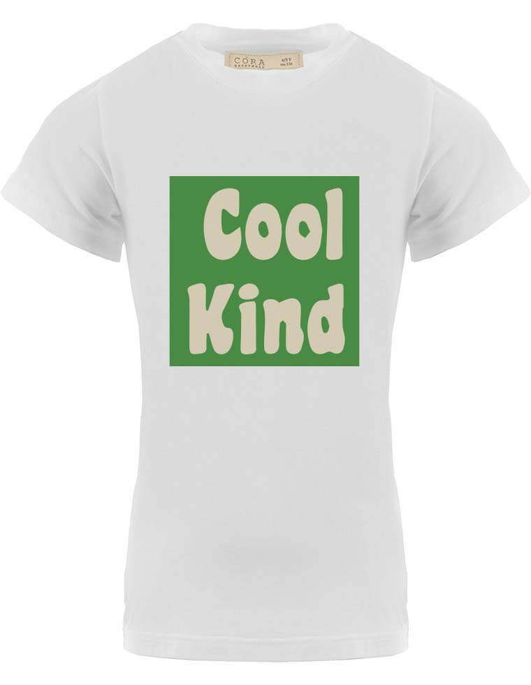 Sustainable T-shirt for children in eucalyptus fibre