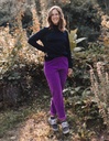 Kali Women's Corderoi trousers with pockets - purple