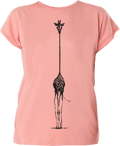 [KGTS005-518GIR-SS22] Laura T-shirt in fibra di eucalipto