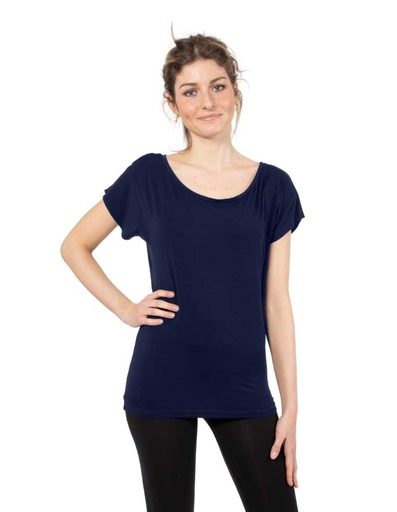 [WMTS001-267000-NOS] Natürliches T-Shirt Elisabeth blau